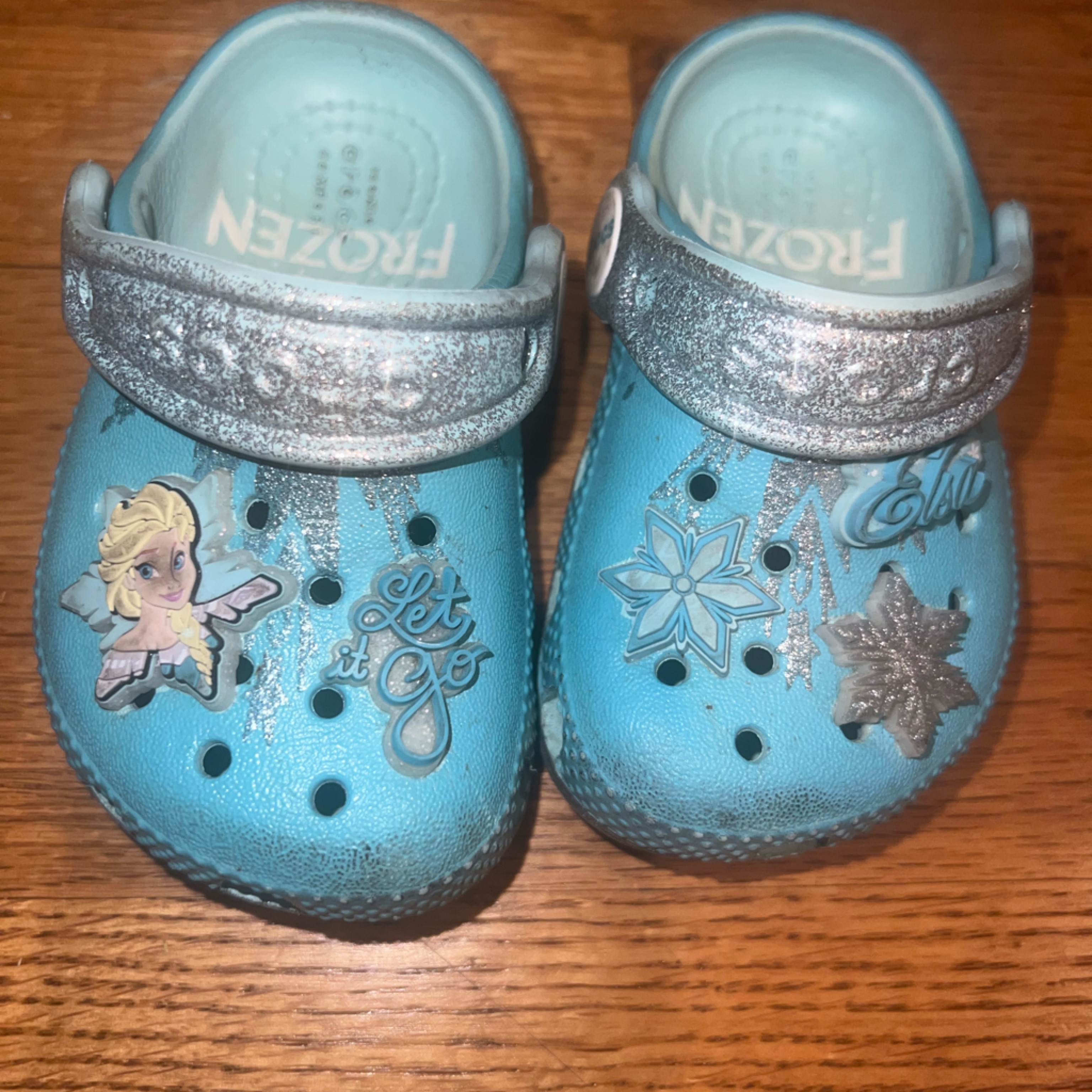 Kids Shoes - Blue And Silver